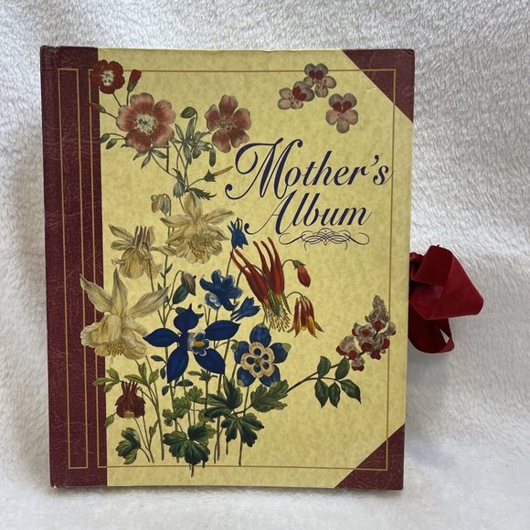 Other - Vintage Mother's Photo Album Victorian Style Floral 7‎ 1/2 x 9"